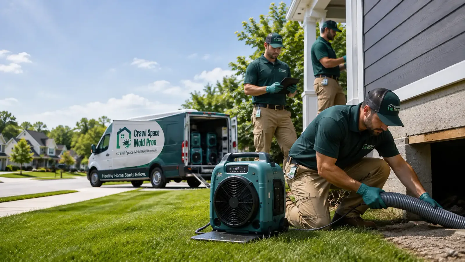 Crawl Space Mold Removal in Dravosburg, PA
